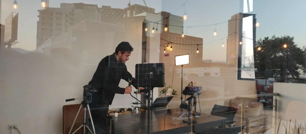 Estudio de podcast en Tijuana